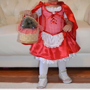 Halloween costume red riding hood dress